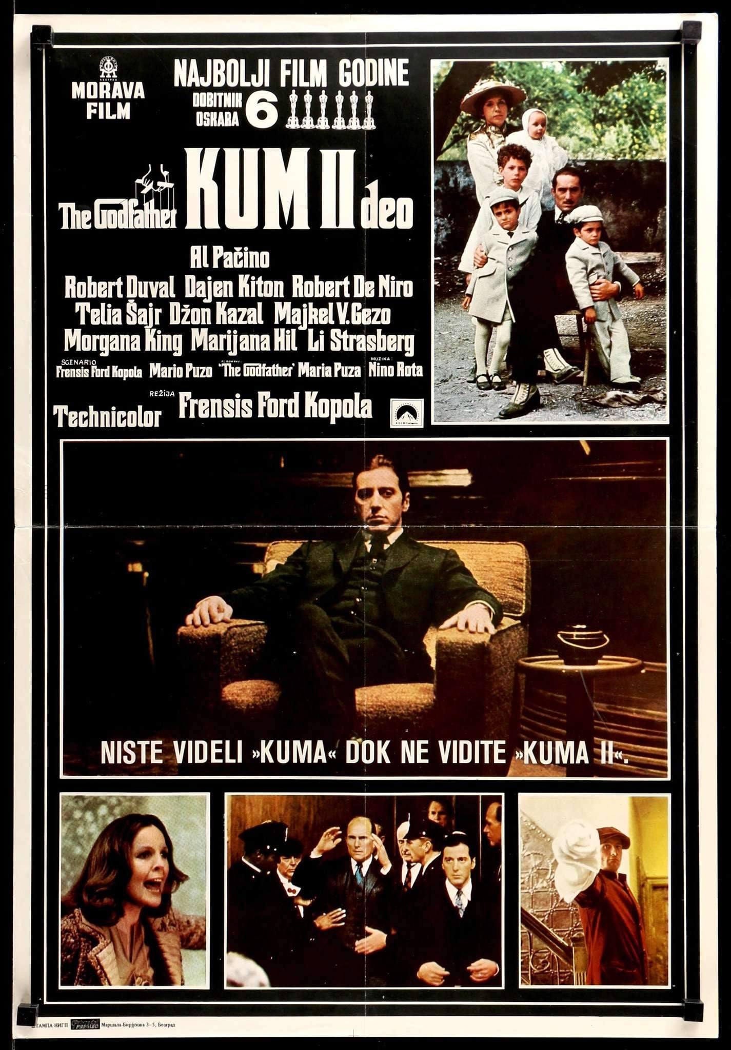 Godfather Part II (1974) original movie poster for sale at Originalfilmart