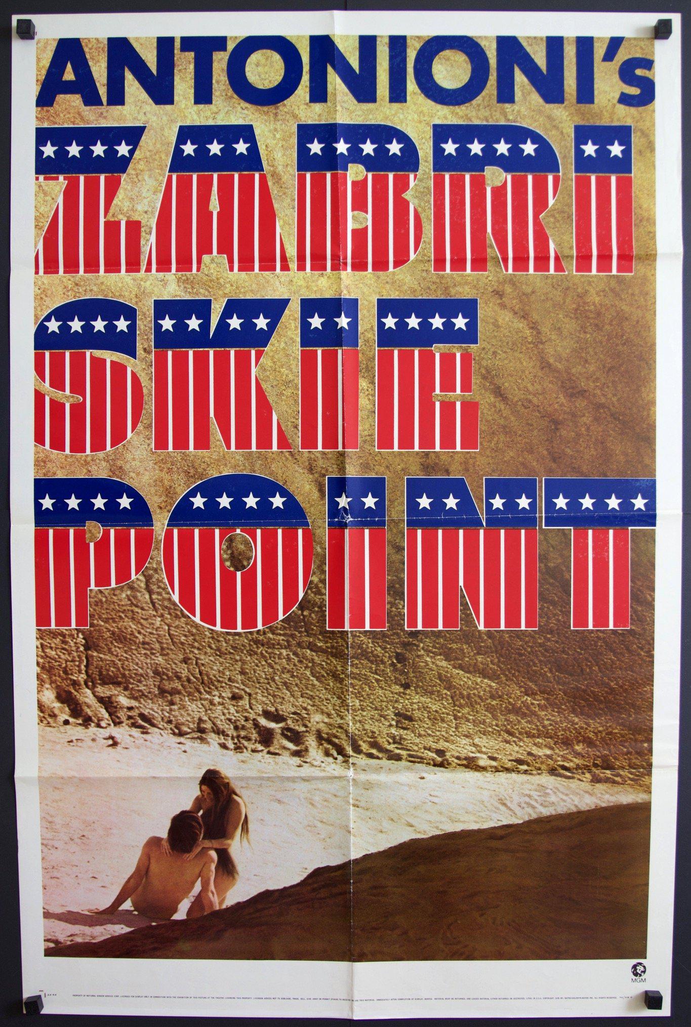 Zabriskie Point (1970) original movie poster for sale at Originalfilmart
