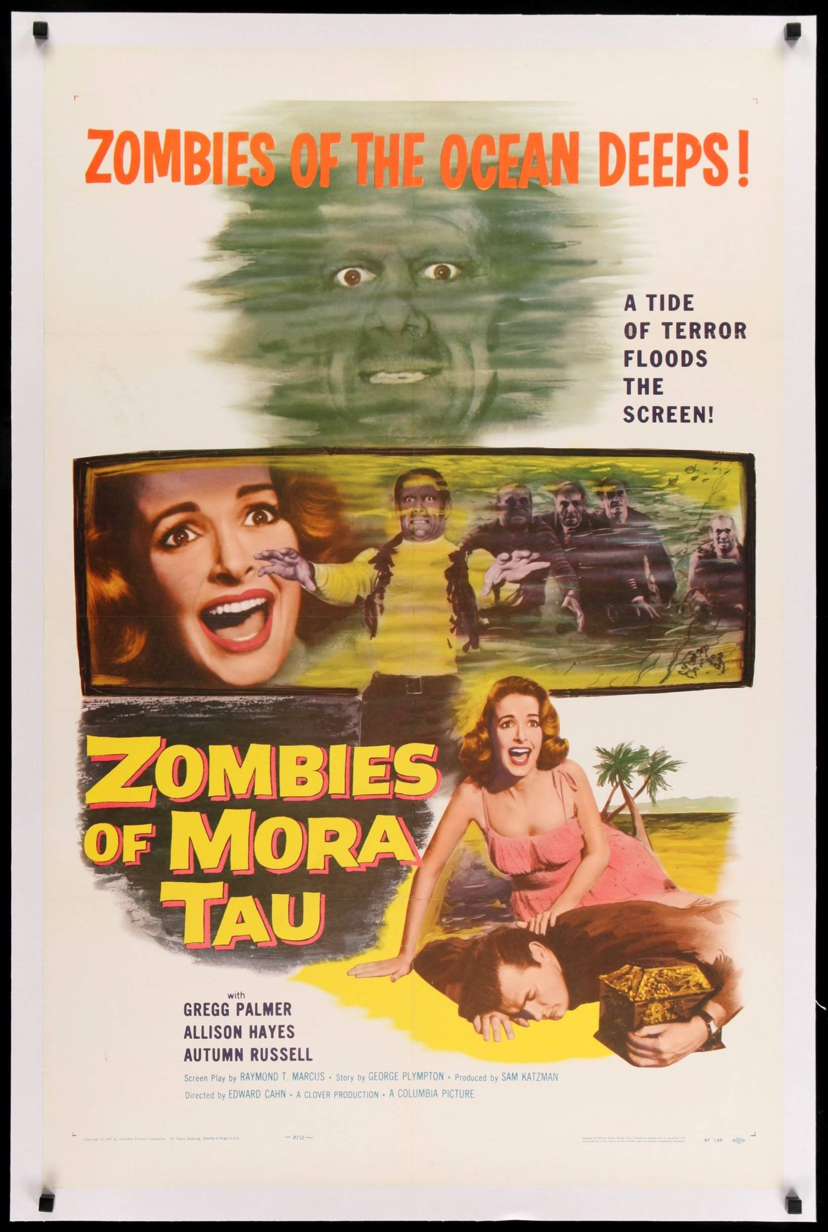 Zombies of Mora Tau (1957) original movie poster for sale at Originalfilmart