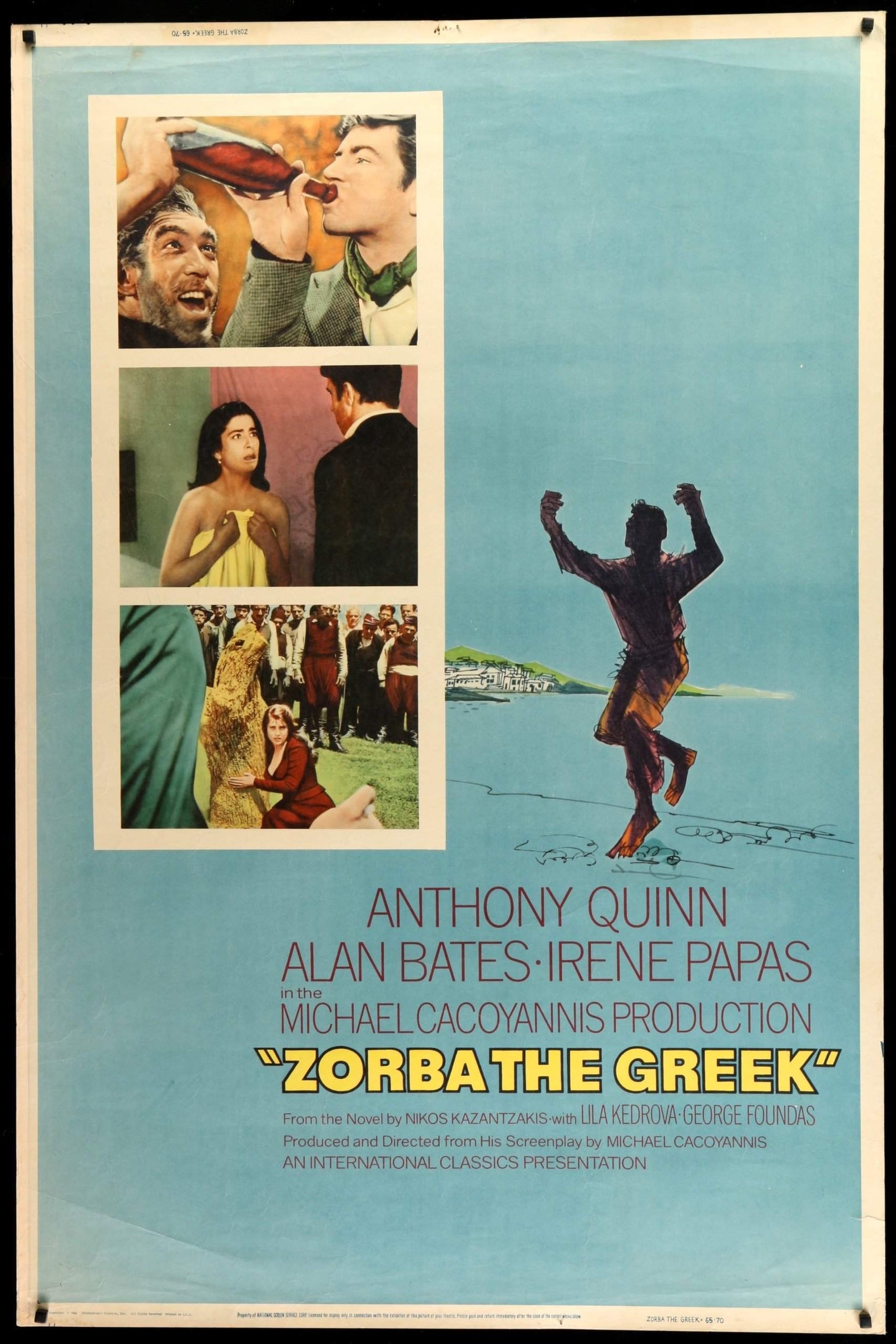 Zorba the Greek (1964) original movie poster for sale at Originalfilmart